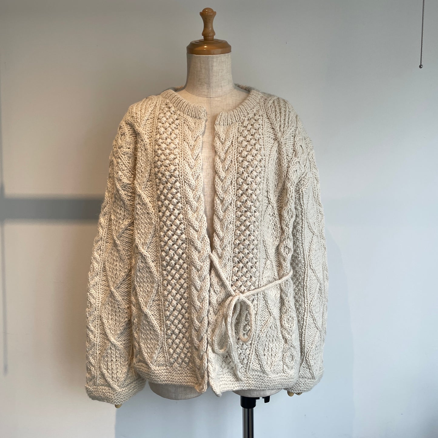 Heriter //hand aran cardigan H0-00-1002
