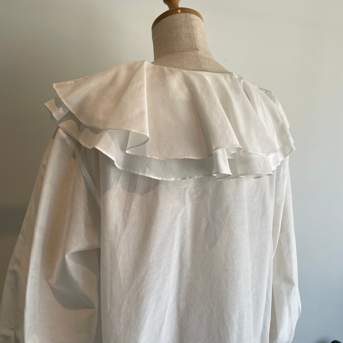 heriter//cotton silk raffle blouse H2-26-3003