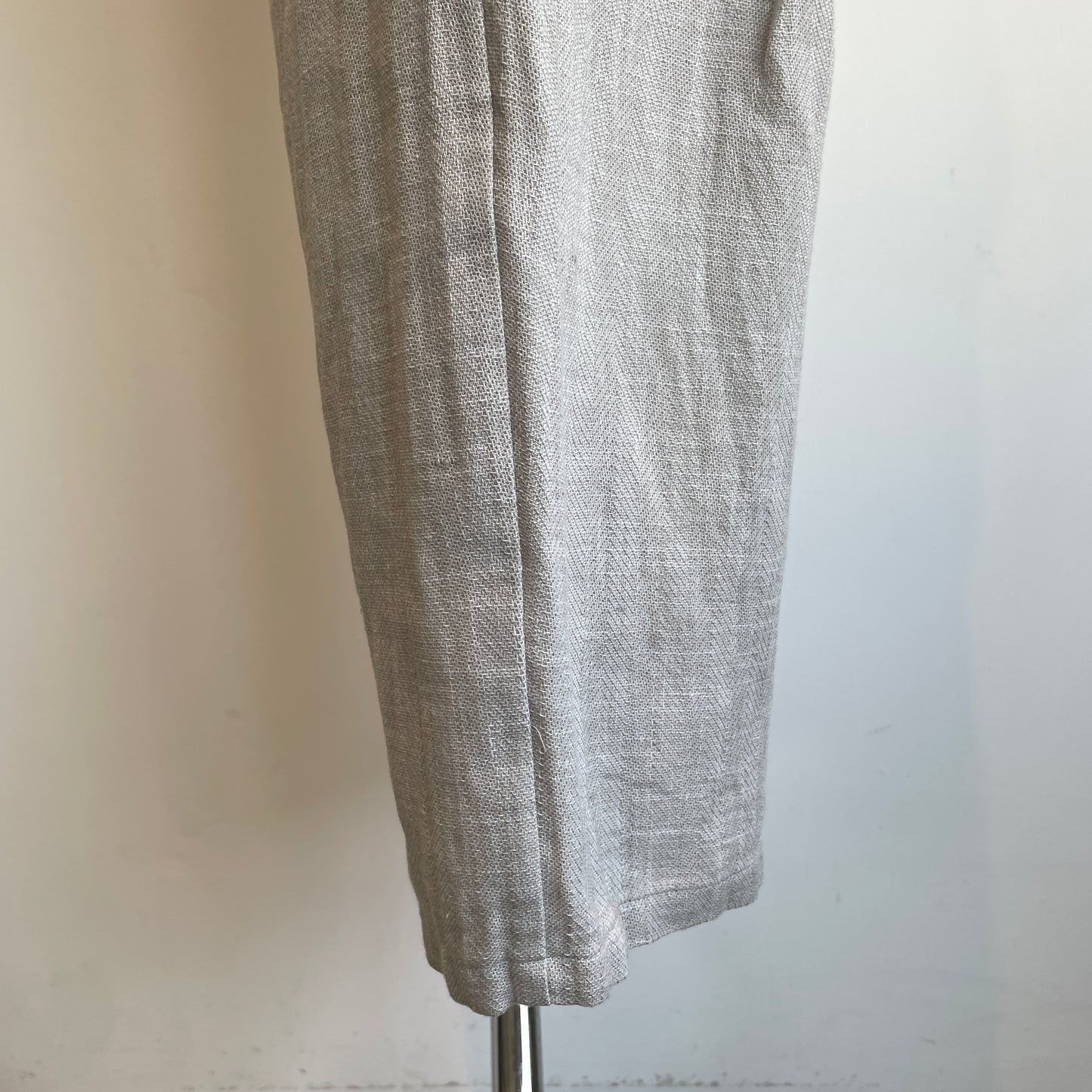 yuni //Hemp/C heringbone back gum パンツ　1701PT038261