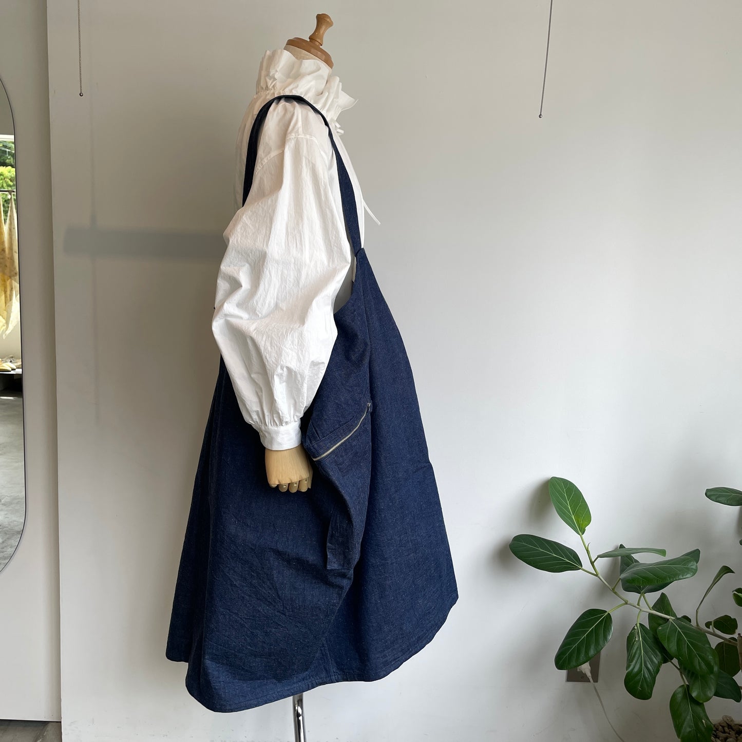HAVERSACK//90zネップデニムサロペットスカート　362624