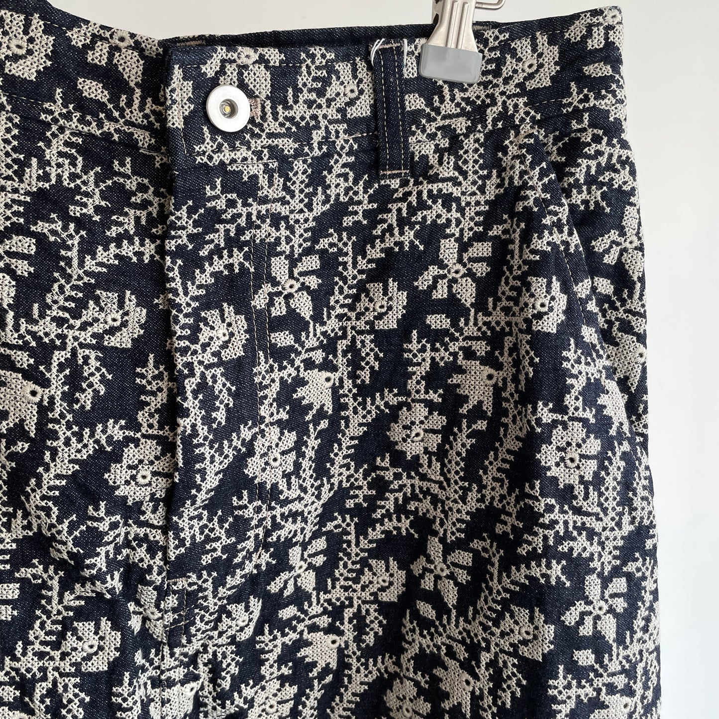 qiri//garden embroidery デニムパンツ　6301PT005262