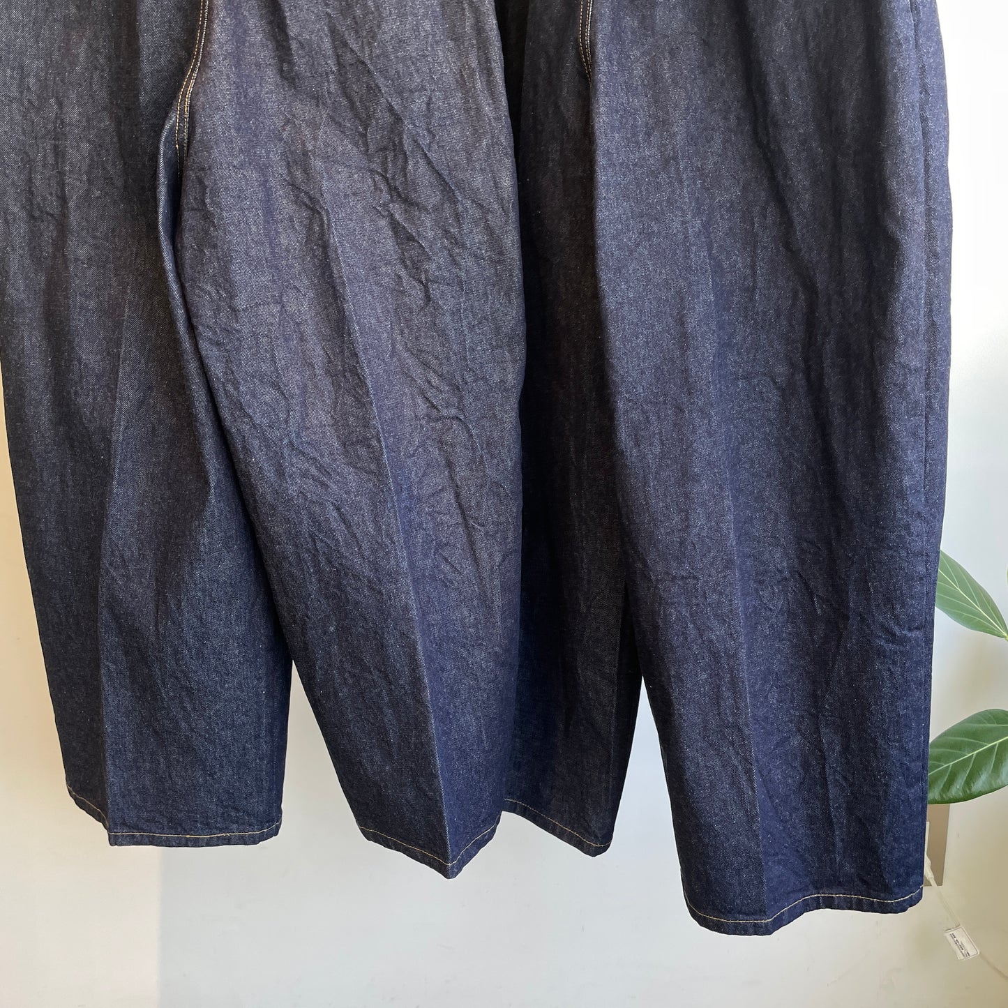 yuni//Cotton 11oz denim back gum wide パンツ　1701PT004262