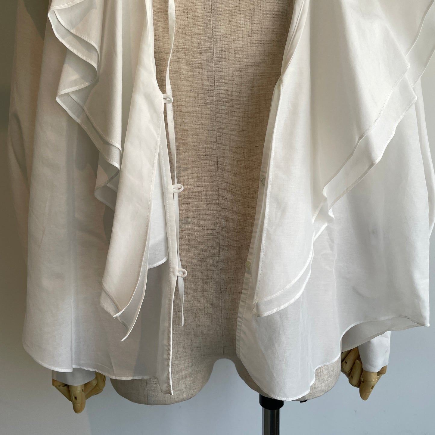 heriter//cotton silk raffle blouse H2-26-3003