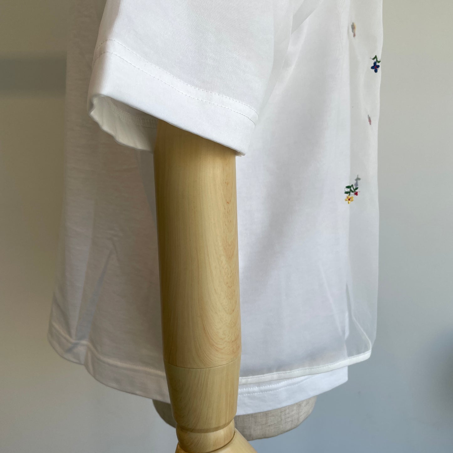 porter des boutons//Petite fleurドゥーブルTシャツ　P21-3-035