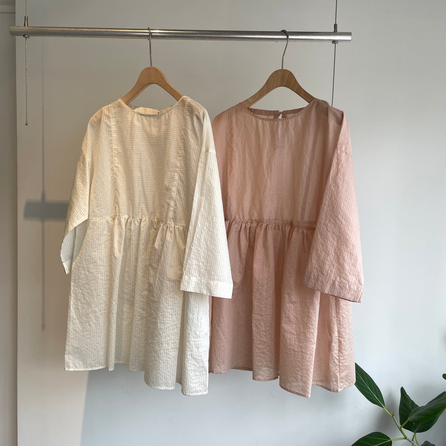 yuni //C/Pe stripe tunic tiered 2wayBL 1701BL028261