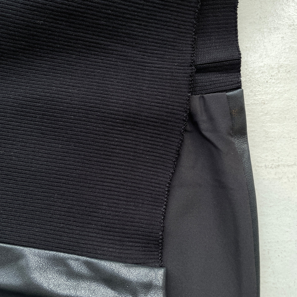 ALWEL//FAUX LEATHER DRAWSTRING SKIRT NAP-2