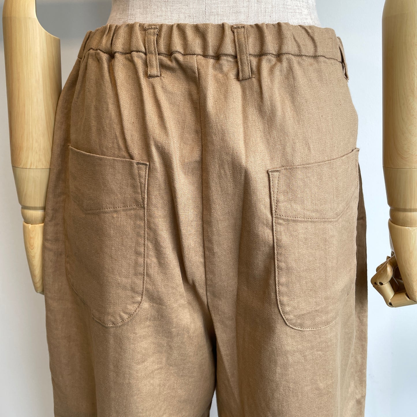 handsofcreation //サフィランリネンストレッチソフトバルーンPT 02320307