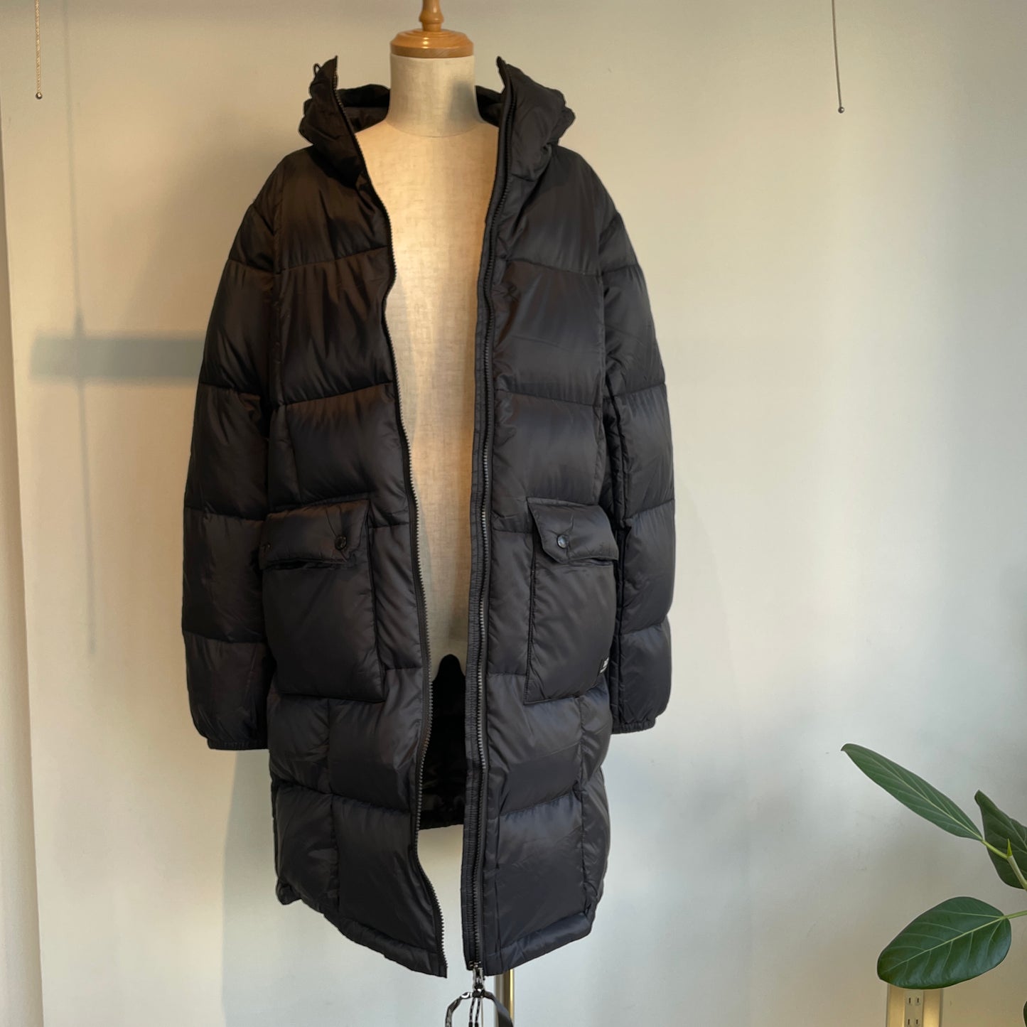 TAION//マウンテン パッカブル ボリュームフード ダウンコート TAION-106VZMT-LONG