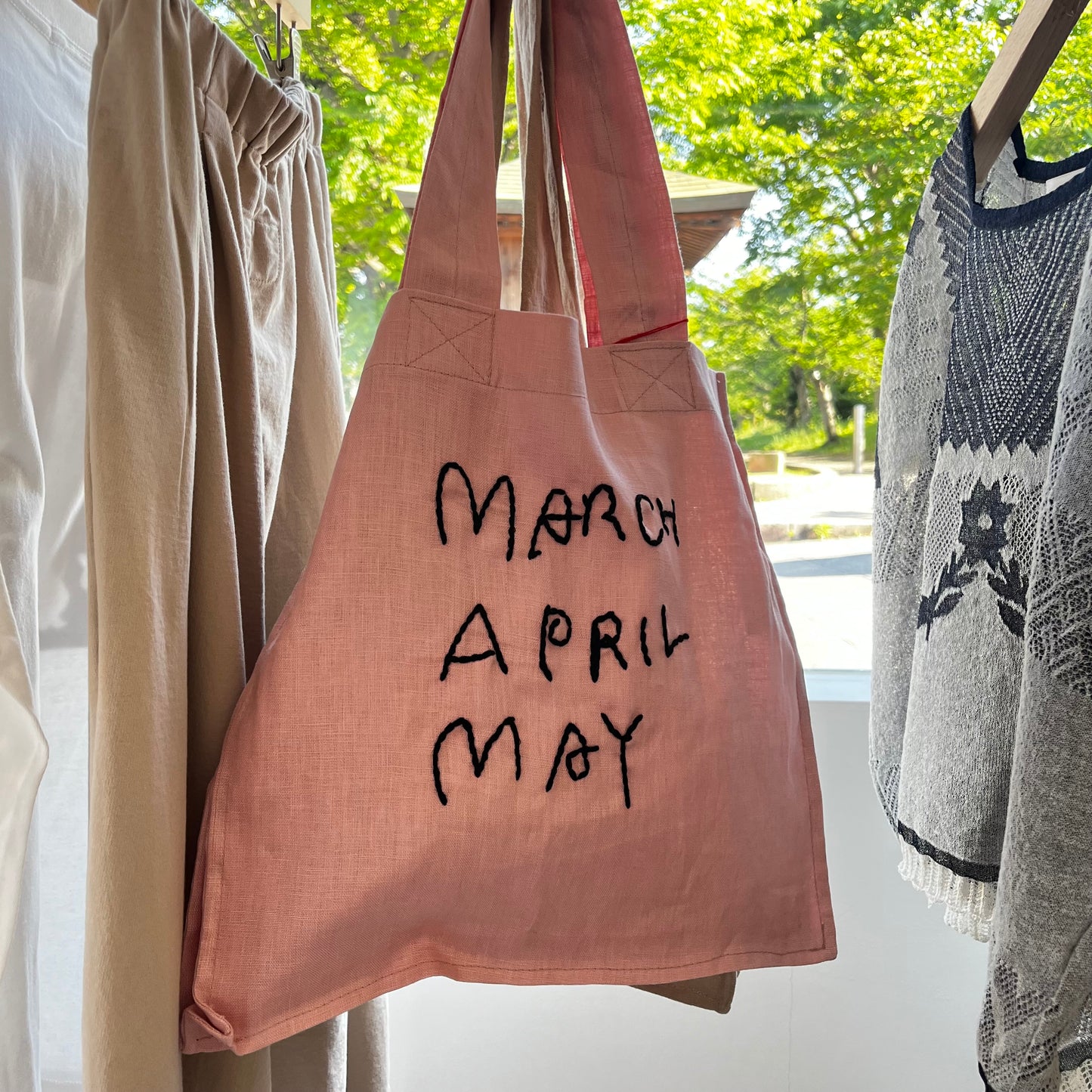 MarchAprilMay// linen tote M  3-8-002