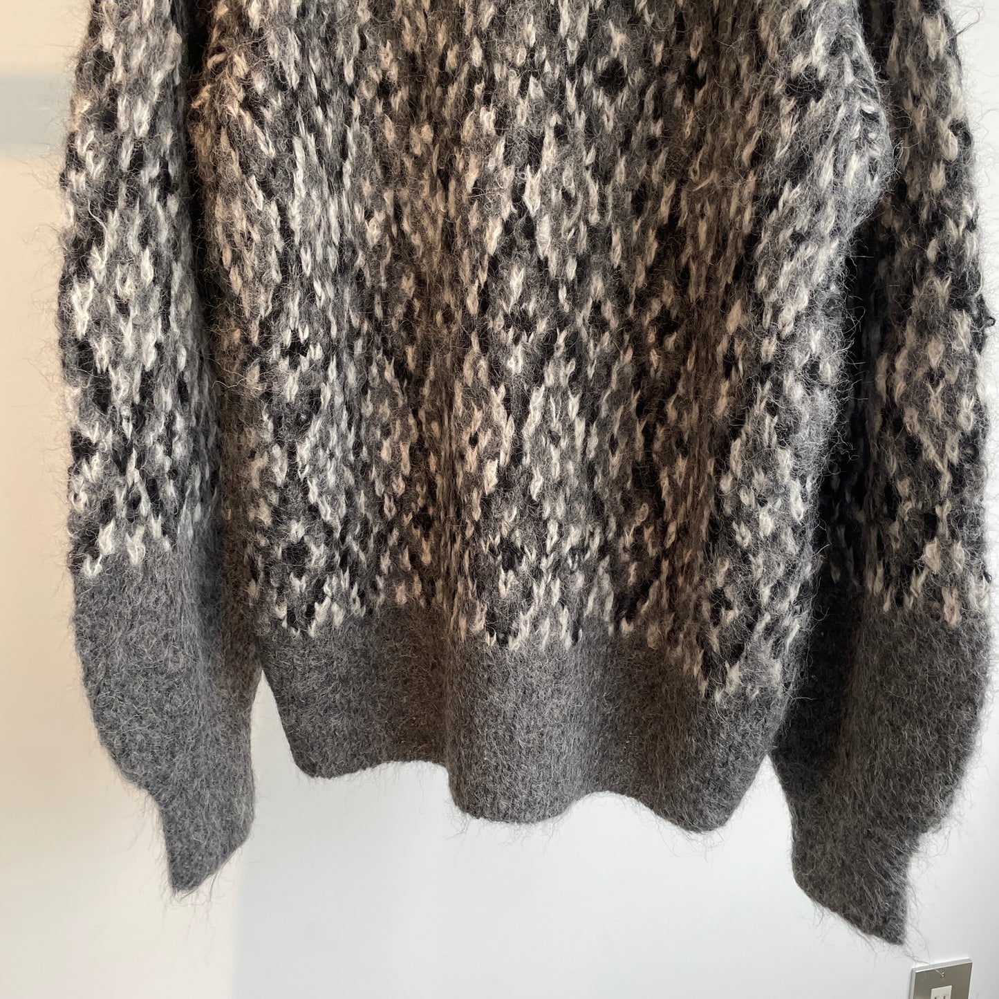 Heriter //surialpaca hand jacquard knit p/o H2-24-1002