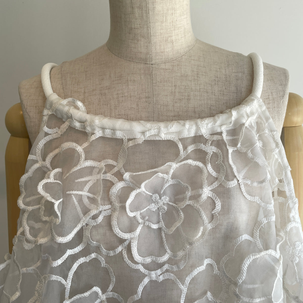 TOURNON.//FLOWER ORGANDYCIRCULAR ブラウスTR26ABL028