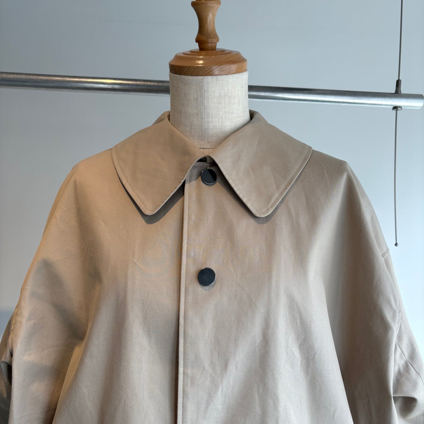 handsofcreation//2/60シャンブレーギャバ撥水ステンコート　2610001