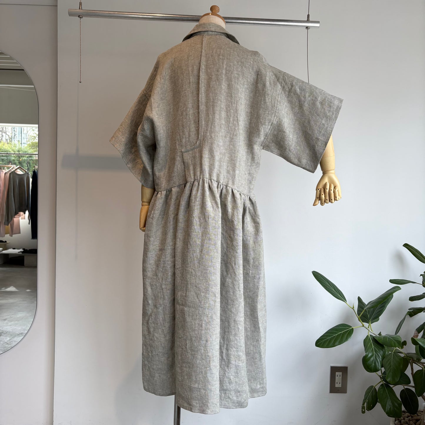 NATIVE VILLAGE//木の梢 ワイドスリーブドレス　31261-08311