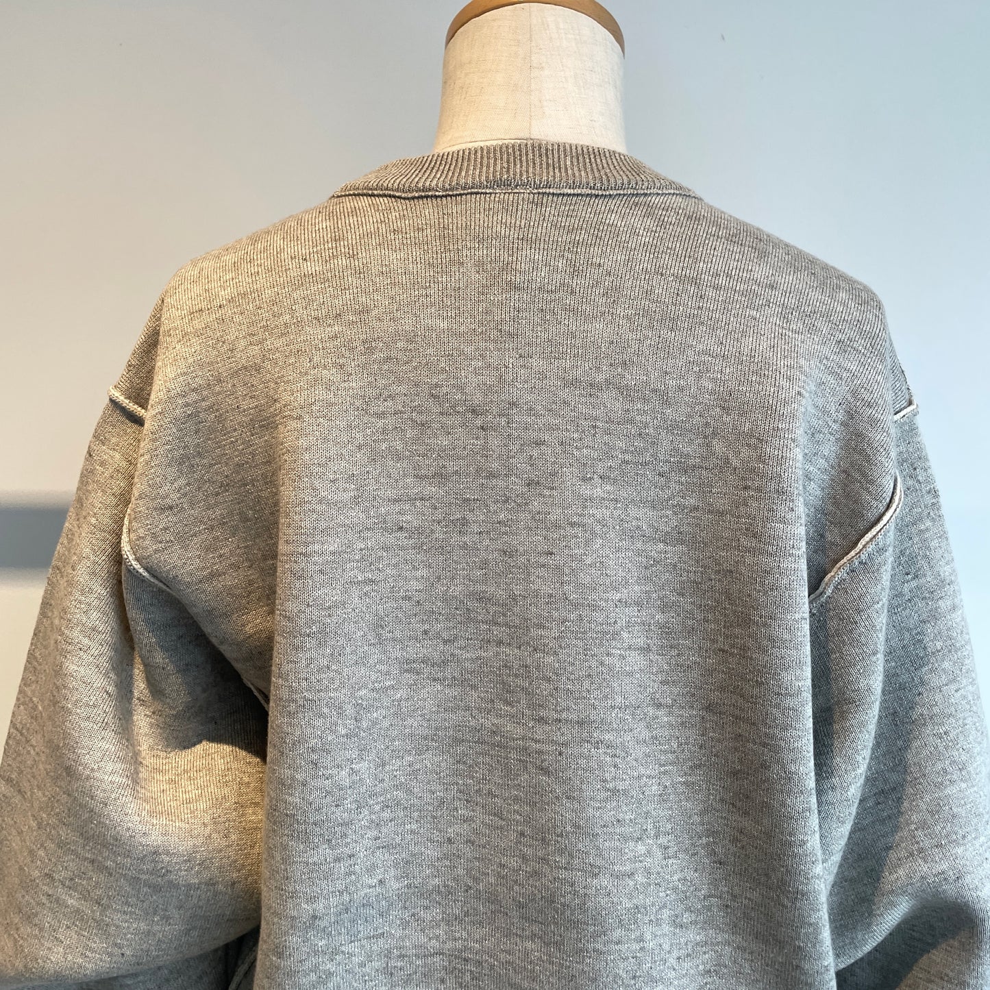 UNDYED //KNIT W FACE TRIM CREW PO USN24SKC060