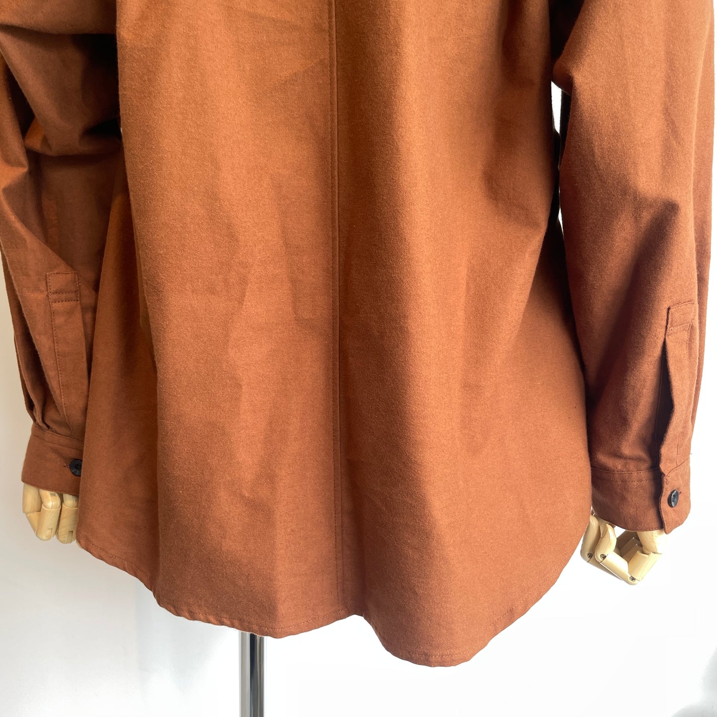 buoy buoy//SUEDE TOUCH FLANNELシャツ　2701BL009262