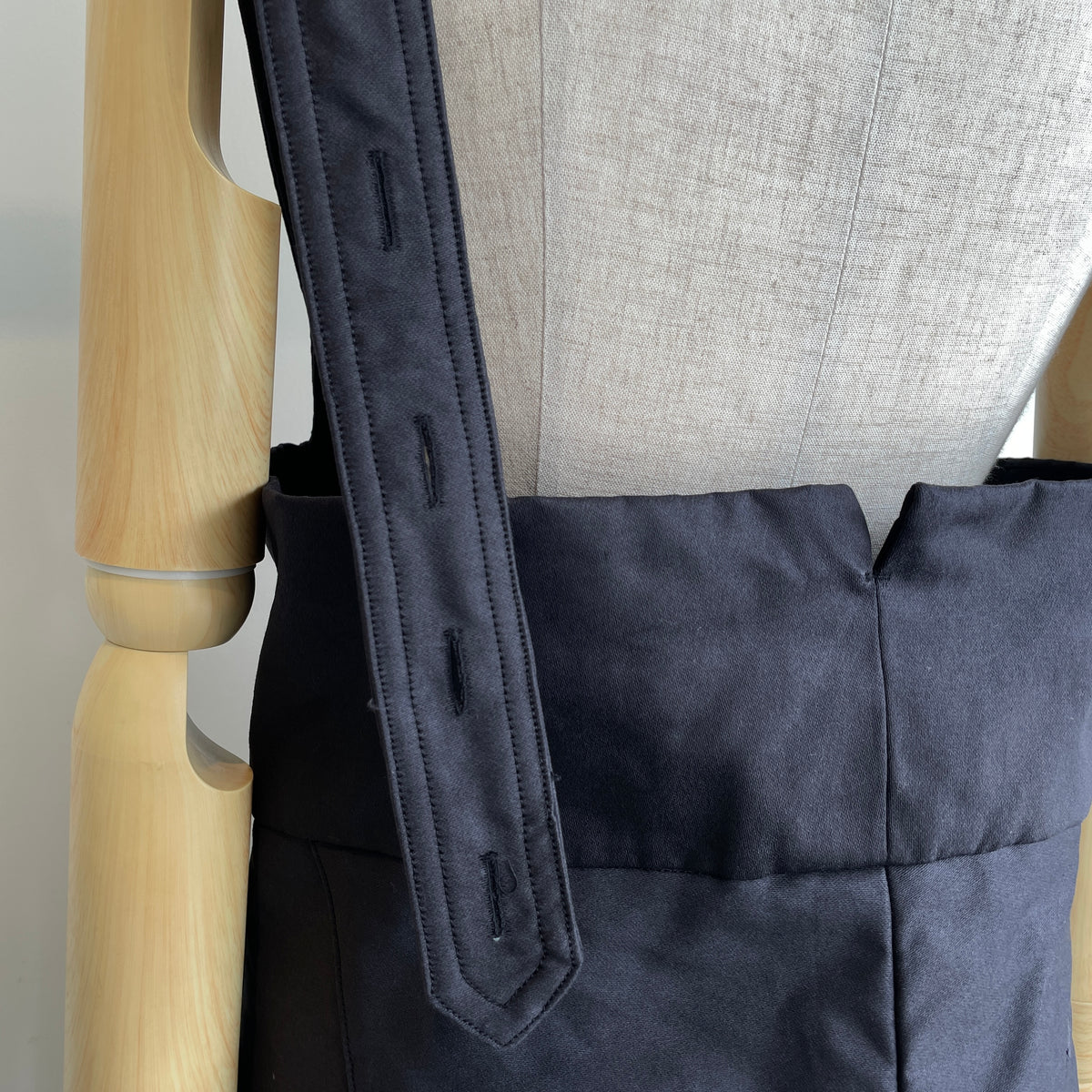 haversack//フレンチモールスキンサロペットパンツ　462623