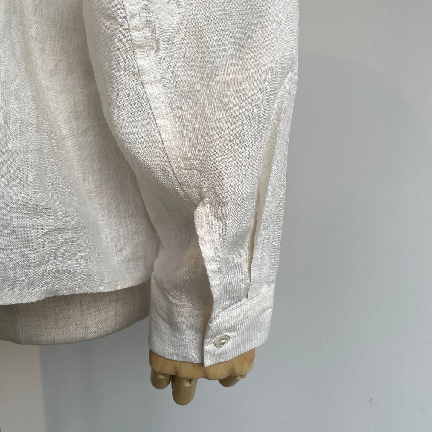 handsofcreation//Linen/Ra/chambrayプチスタンドタックフリルBL 01610612