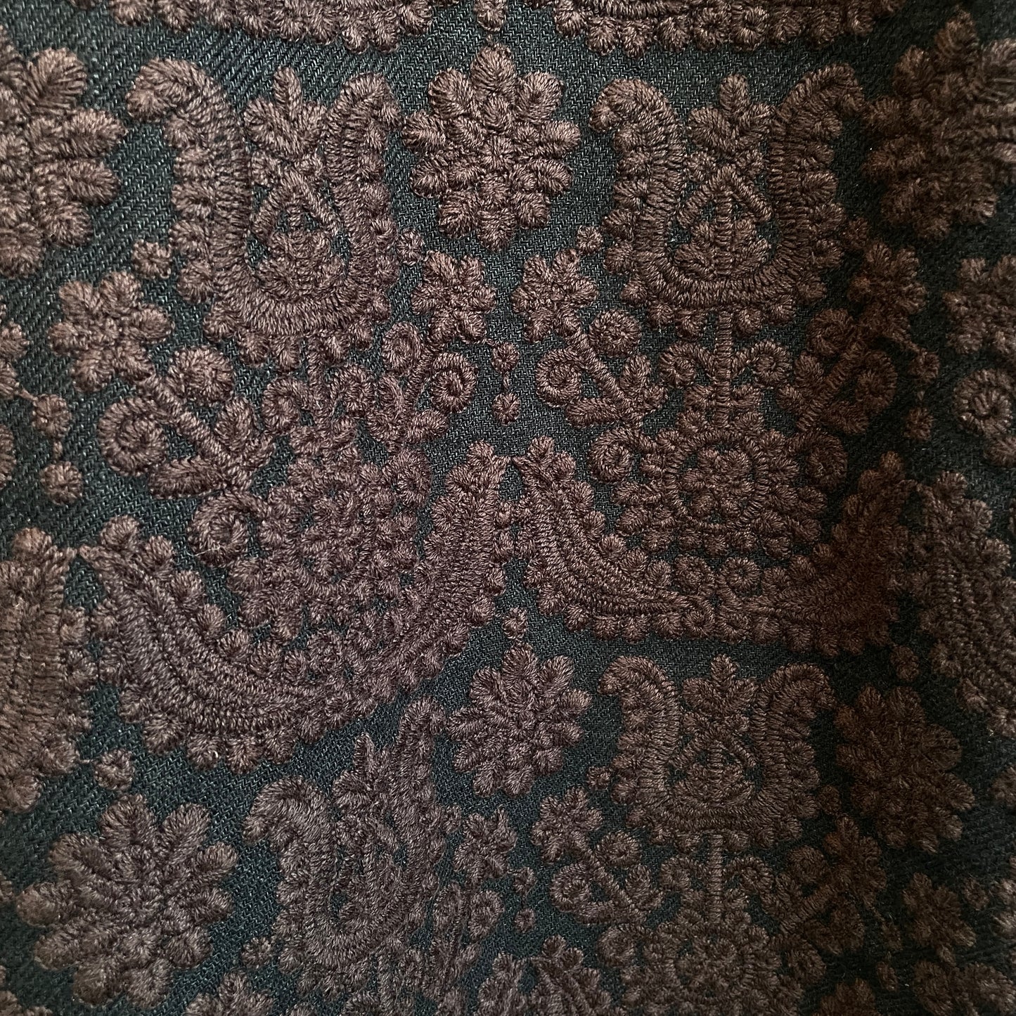 qiri//irásos embroidery cocoon skirt  6301SK003252