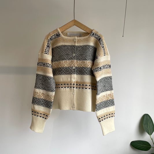 ASEEDONCLOUD //Seiyako jacquard cardigan 252807