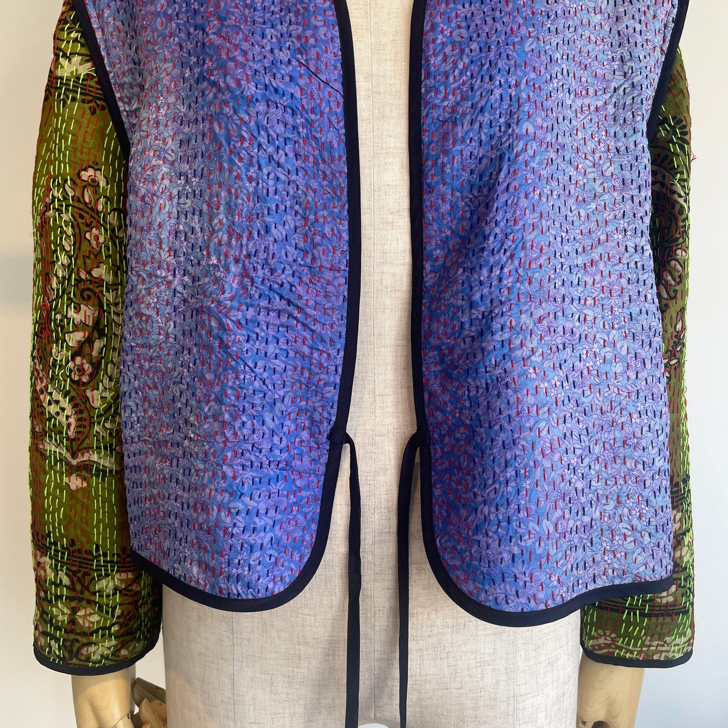 heriter//kantha embroidery jacket H0-00-3071