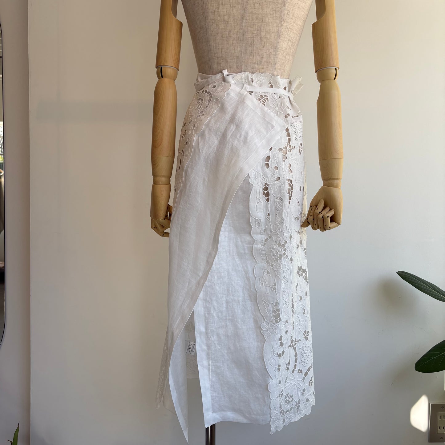 heriter//cutwork parts tablecloth apron dress H0-00-7045