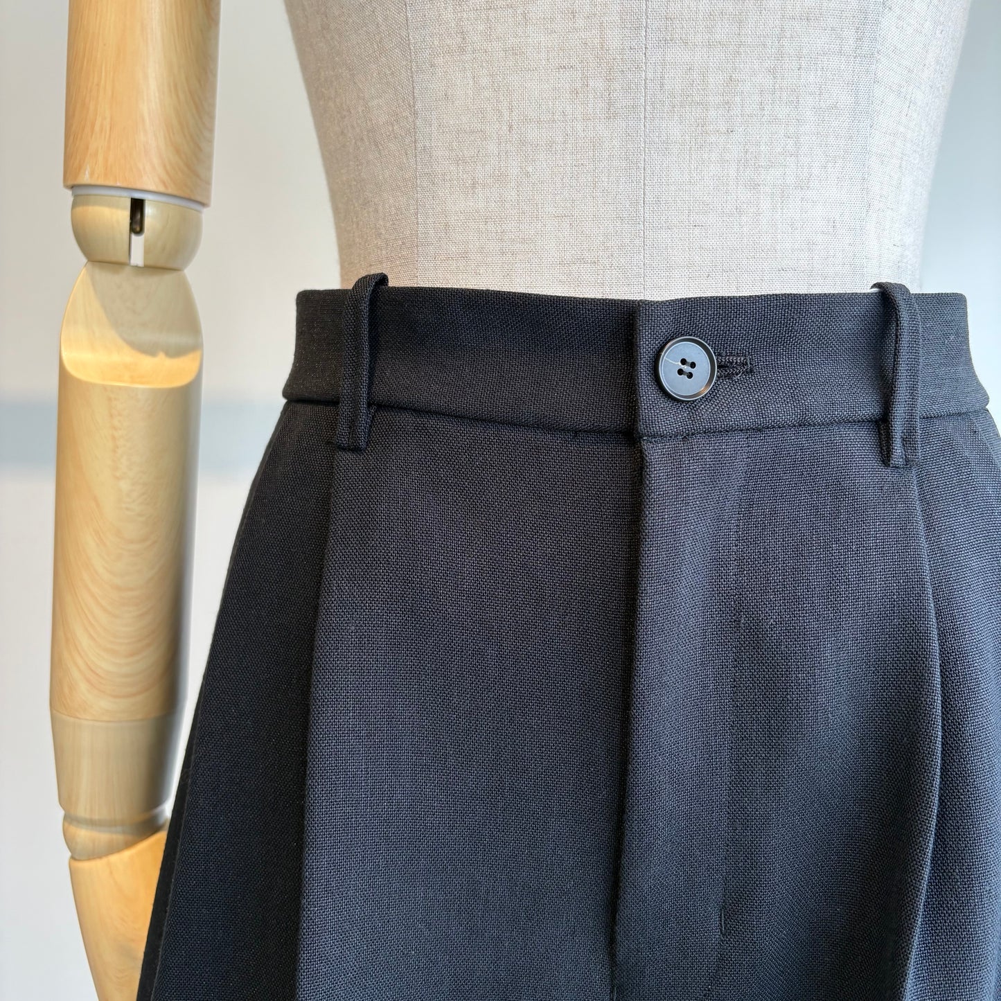 yuni//Linen/Polyester wide パンツ　1701PT007261