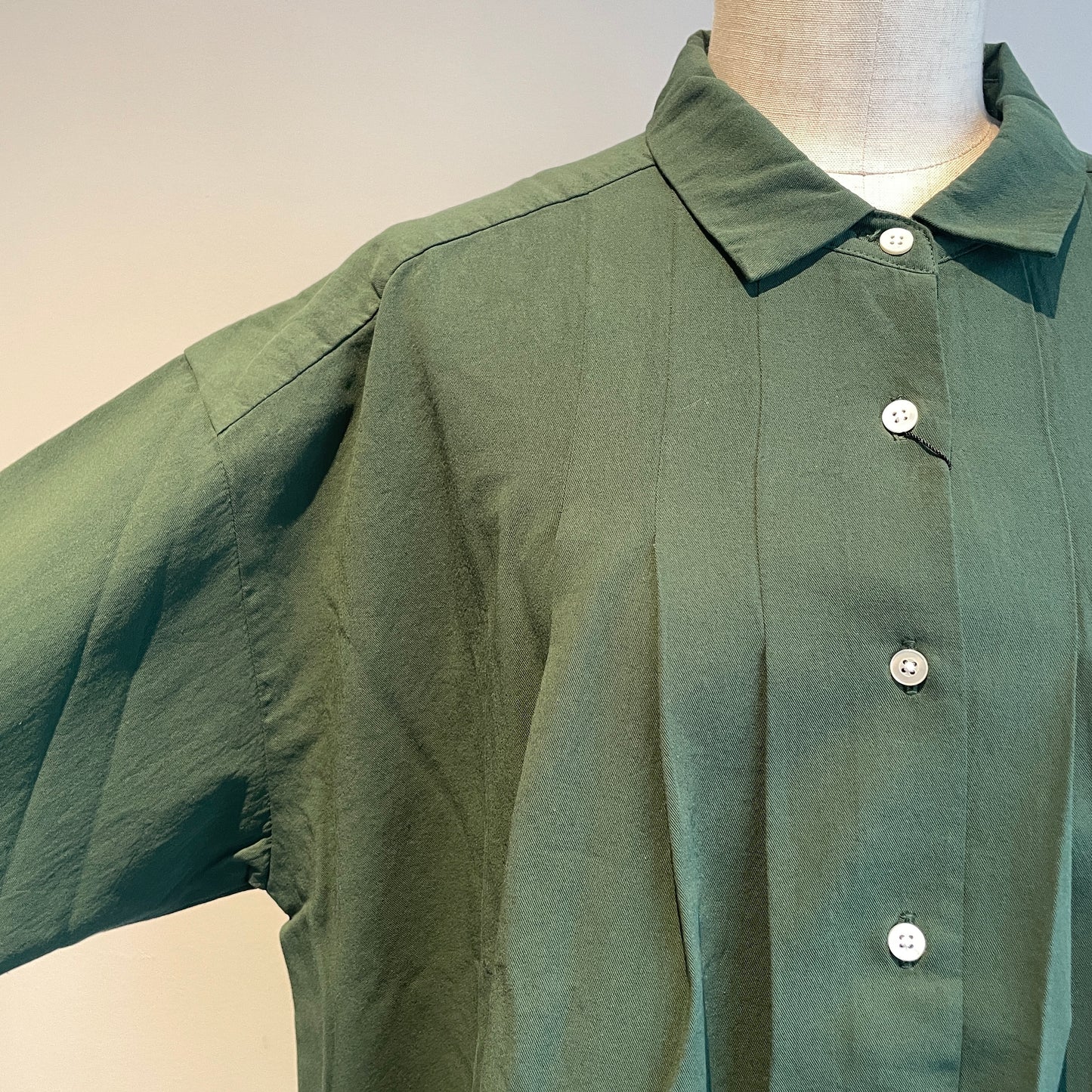 handsofcreation//100/2強撚ガスボイルビエラ フロントタックSHBL 02540615