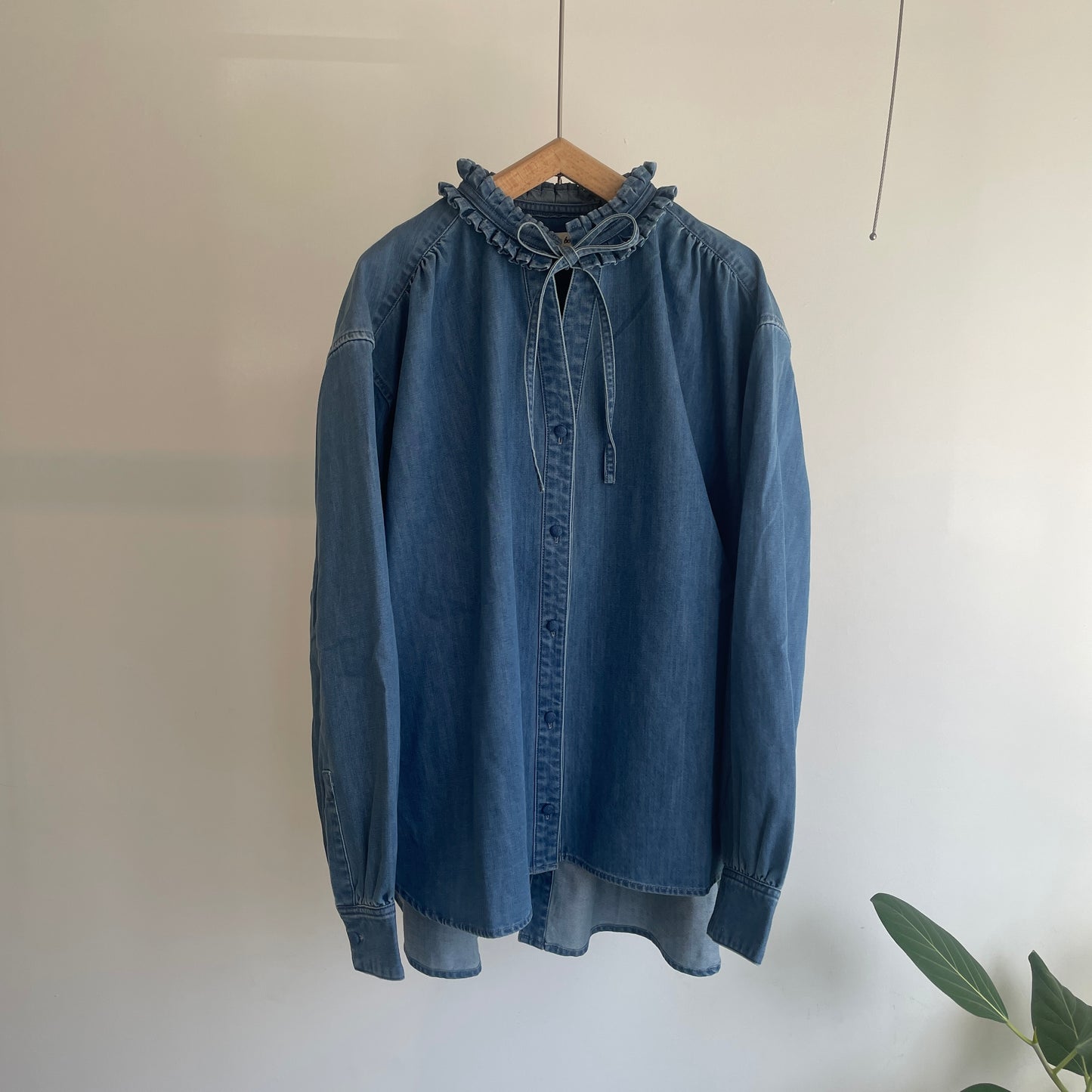 porter des boutons//タックカラーシャツ　P21-1-013