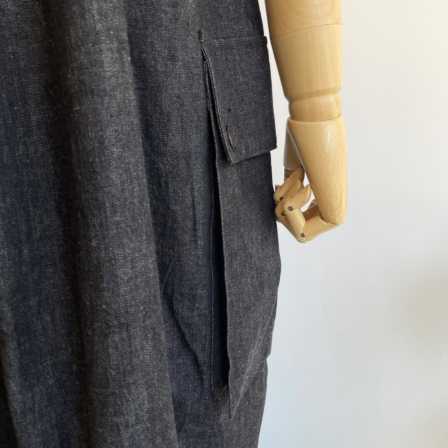 HAVERSACK // 8.5 0Zライトデニム ロングサロペットスカート　662621