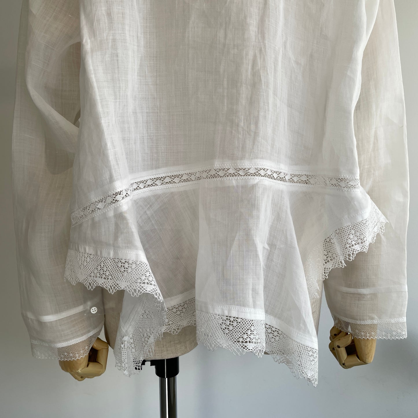 NATIVE VILLAGE//No.6 寂静 ロングスリーブレースブラウス　31261-06207