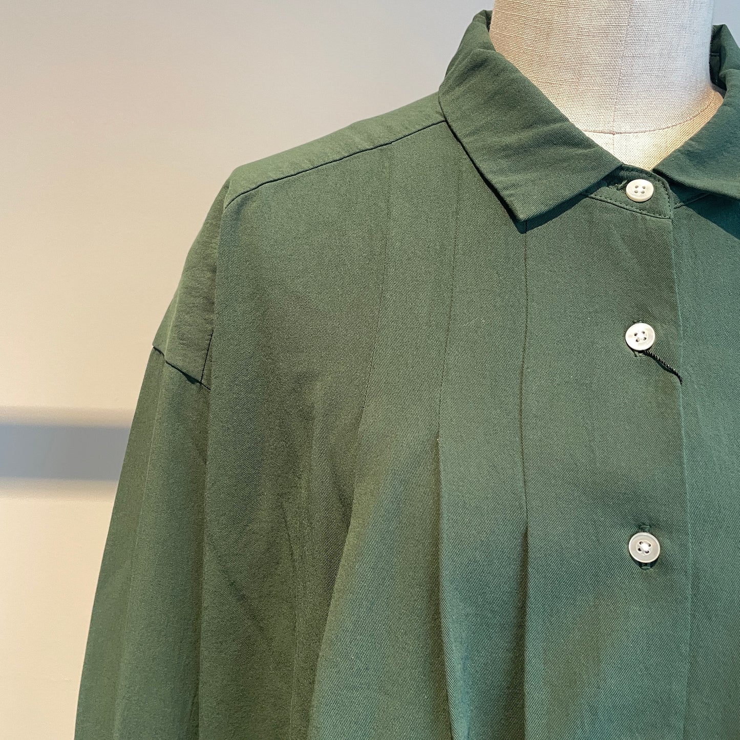 handsofcreation//100/2強撚ガスボイルビエラ フロントタックSHBL 02540615