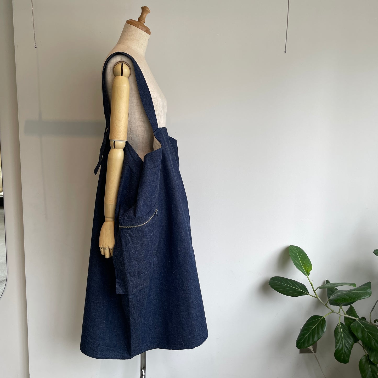 HAVERSACK//90zネップデニムサロペットスカート　362624