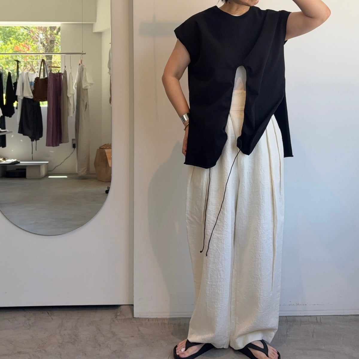 MAM// coquille pants　コキーユパンツ 3-4-011