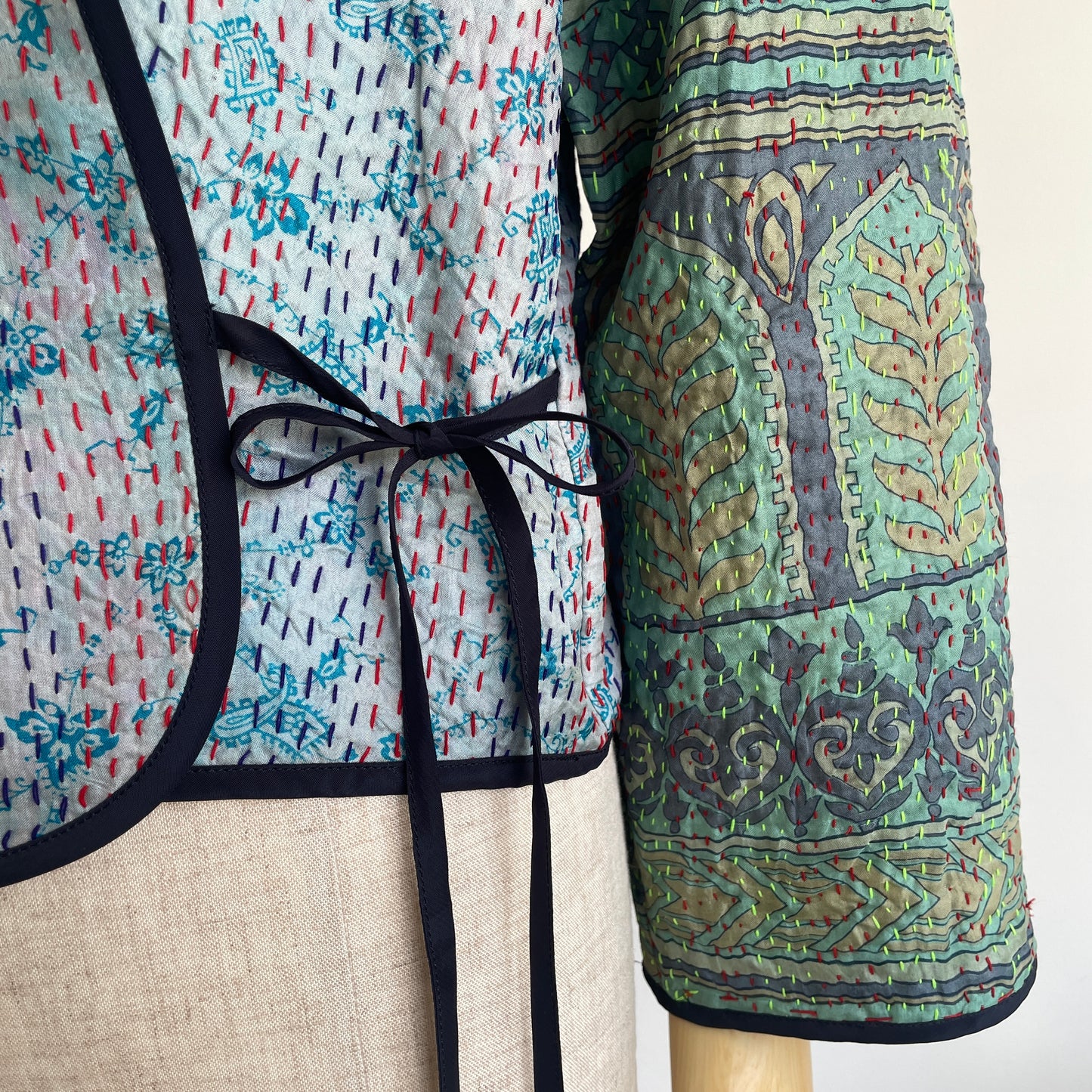 heriter//kantha embroidery jacket H0-00-3071