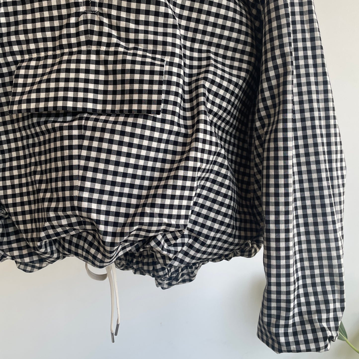 HAVERSACK //コットンシルクギンガムチェックZIPブルゾン 872624