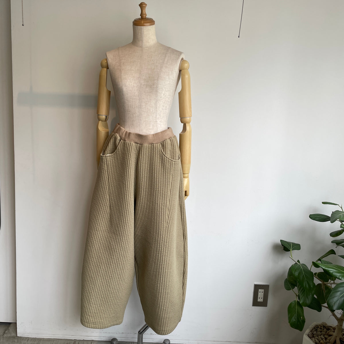universaltissu//ストライプキルト コクーンイージーPT  UT264CT016