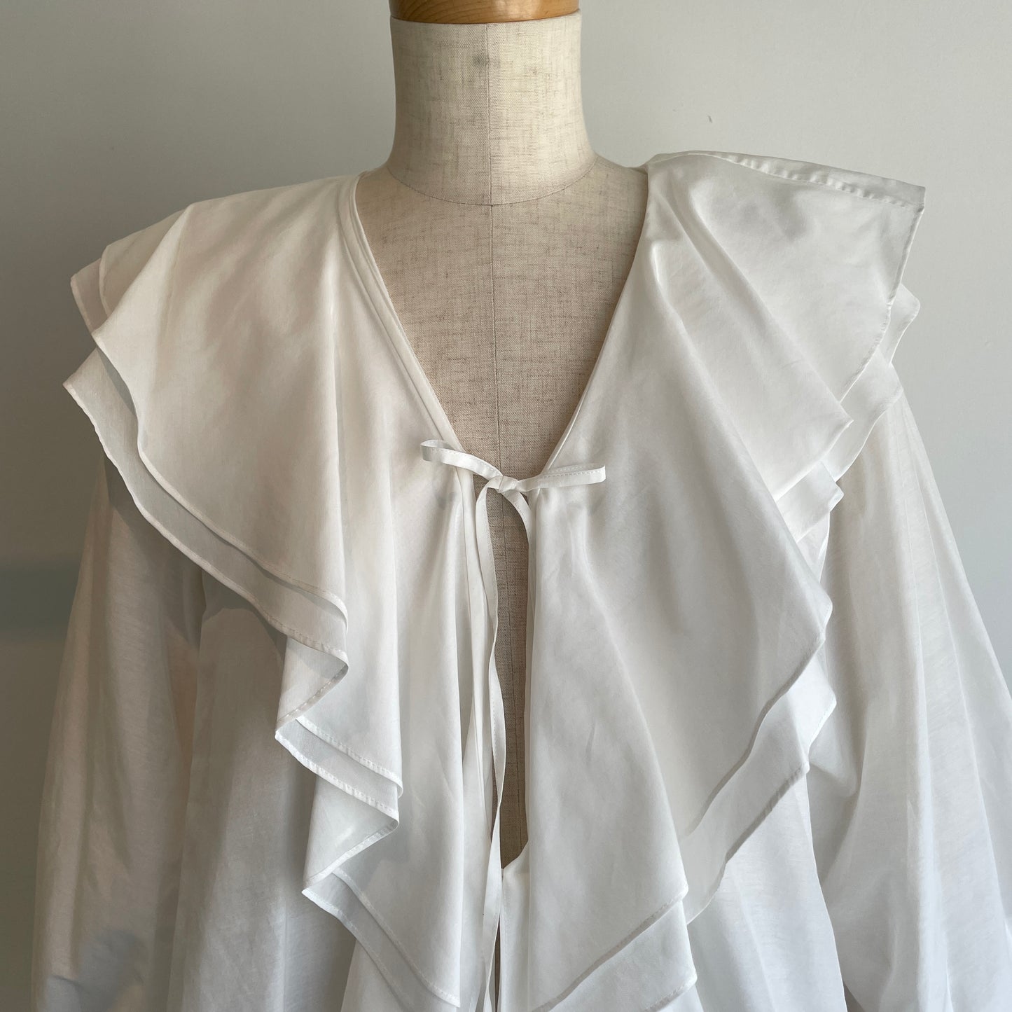 heriter//cotton silk raffle blouse H2-26-3003