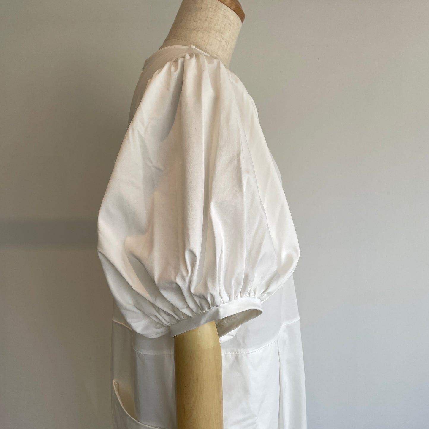 universaltissu//ソルシールドハイゲージ天竺ボリュームスリーブオールインワン　UT261CT013