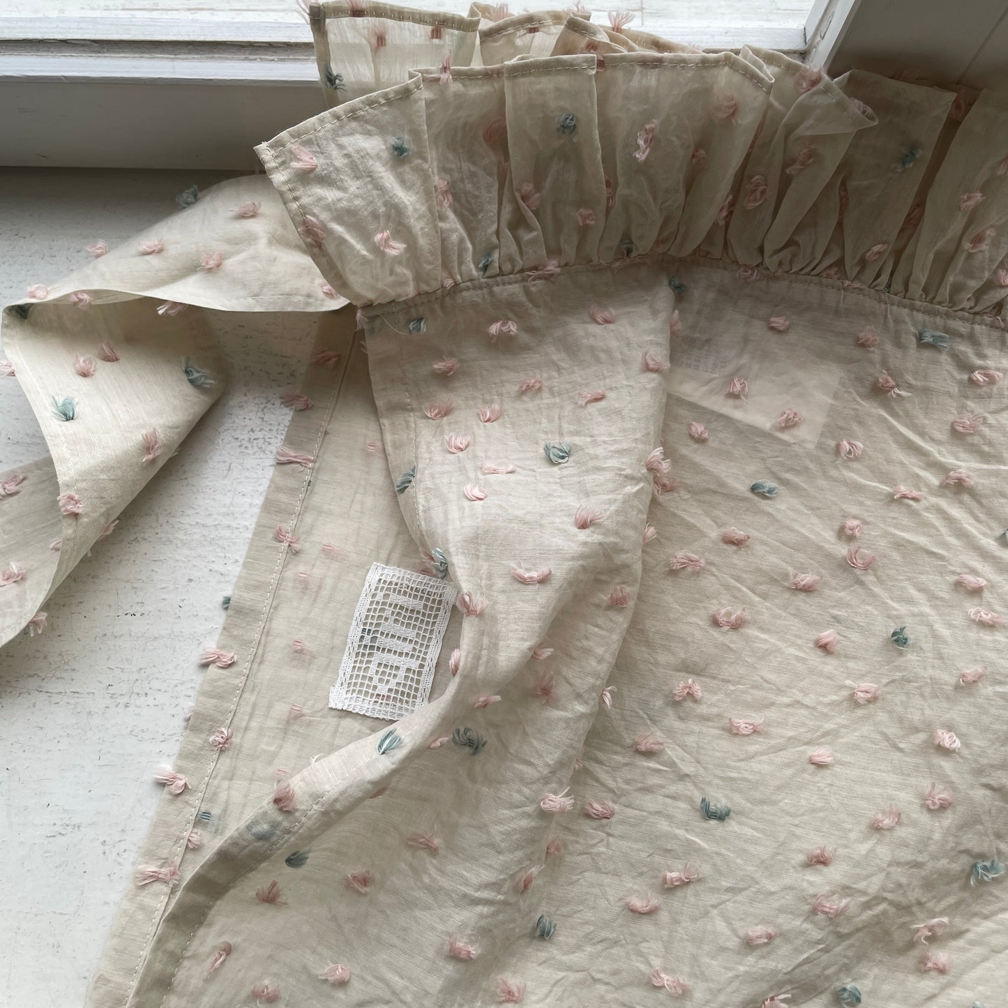 qiri//花吹雪’ jacquard フリルバッグ　6301BG002261