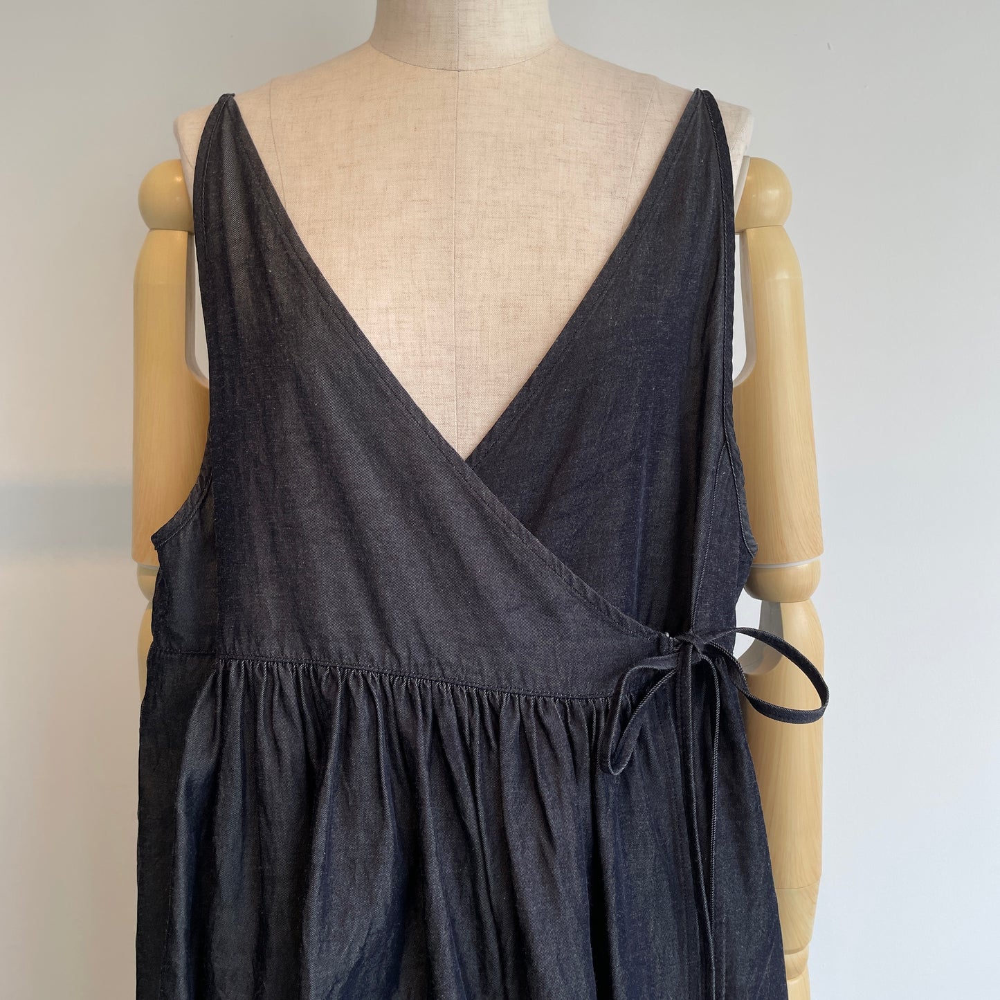 yuni//R/C soft denim cachecoeur bistier blouse 1701BL047261