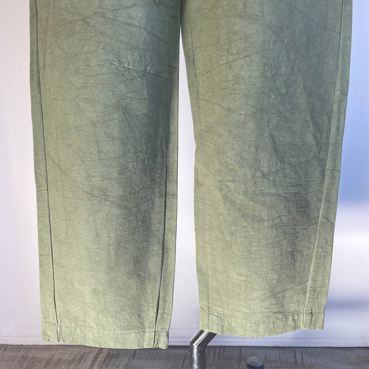 handsofcreation//綿麻リバーシブルカルゼファナージュワークパンツ　0161302