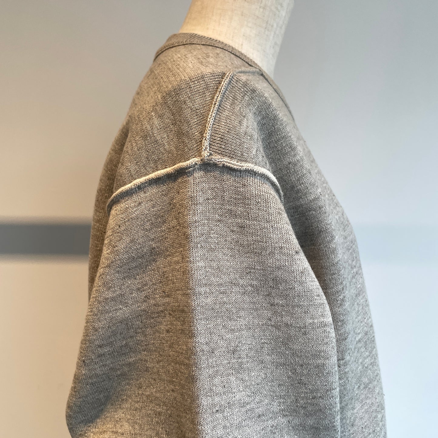 UNDYED //KNIT W FACE TRIM CREW PO USN24SKC060