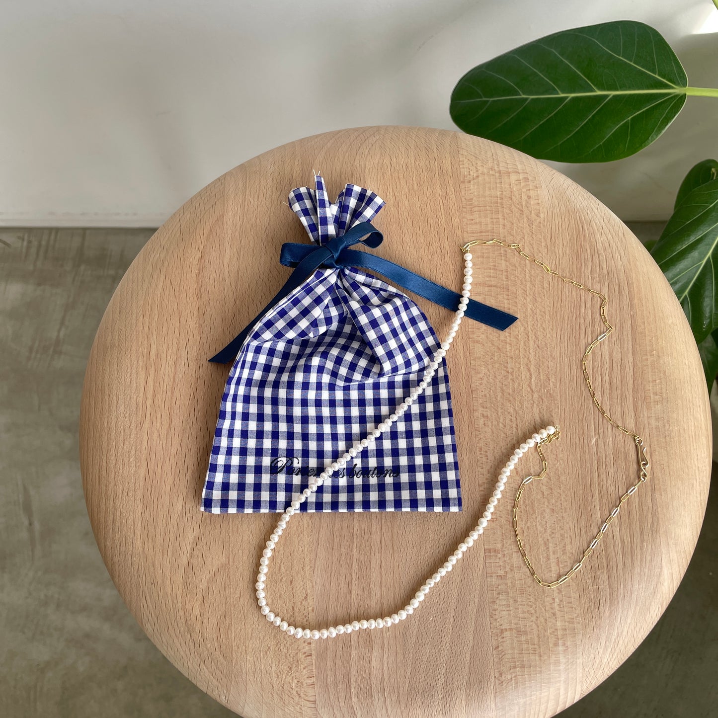 porterdesboutons//小粒パールネックレス　P-23037