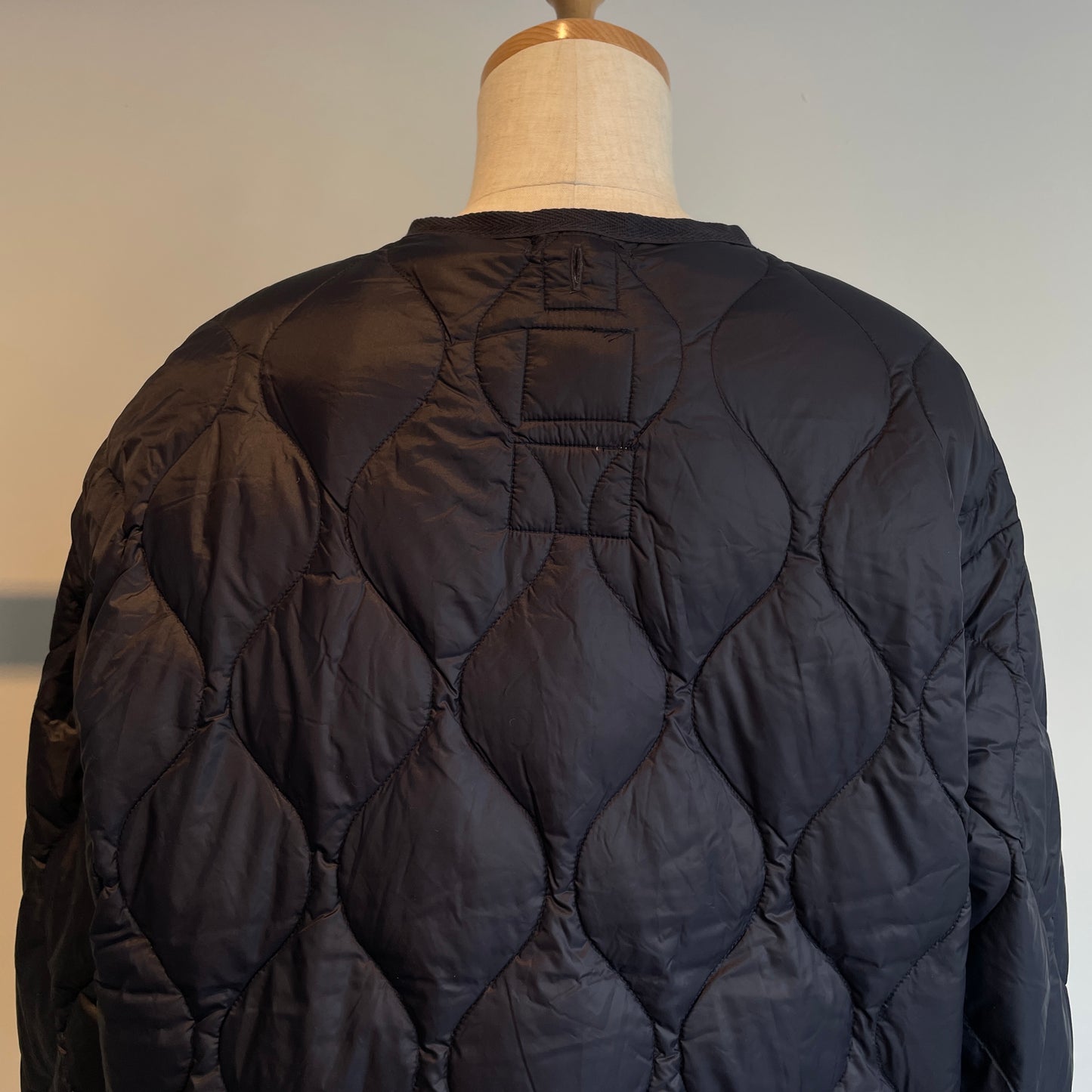 TAION//ミリタリー M65 ライナーWジップ ショートダウンジャケット-ソフトシェル TAION -M65LSZBML-1SHORT