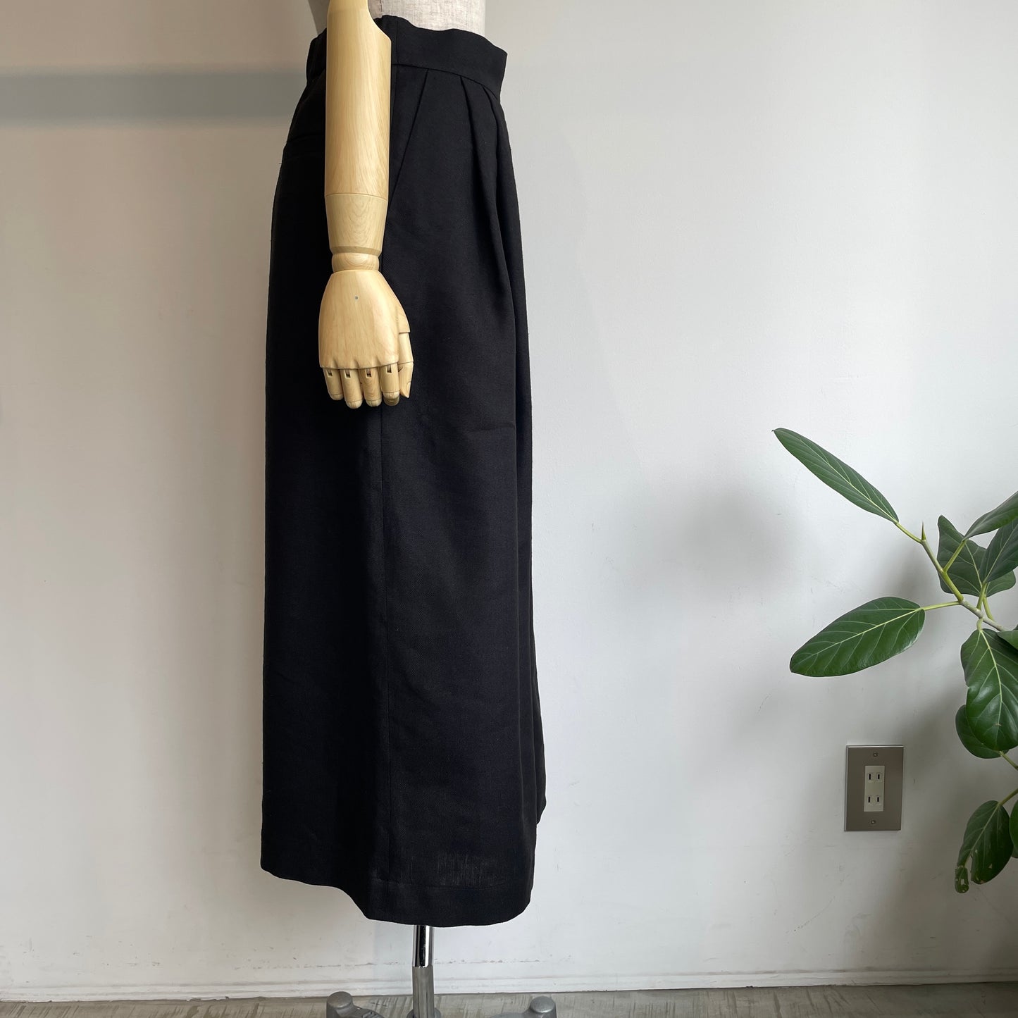 SI HIRAI//グリッターリネンANCLE WIDE PANT  CHSS26-7004