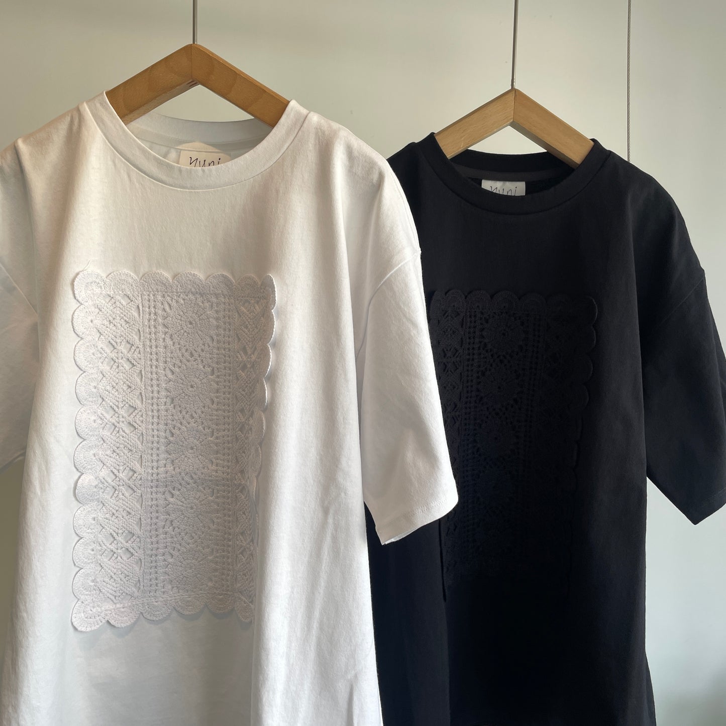 yuni//cotton Lace Tシャツ 1701CT011261