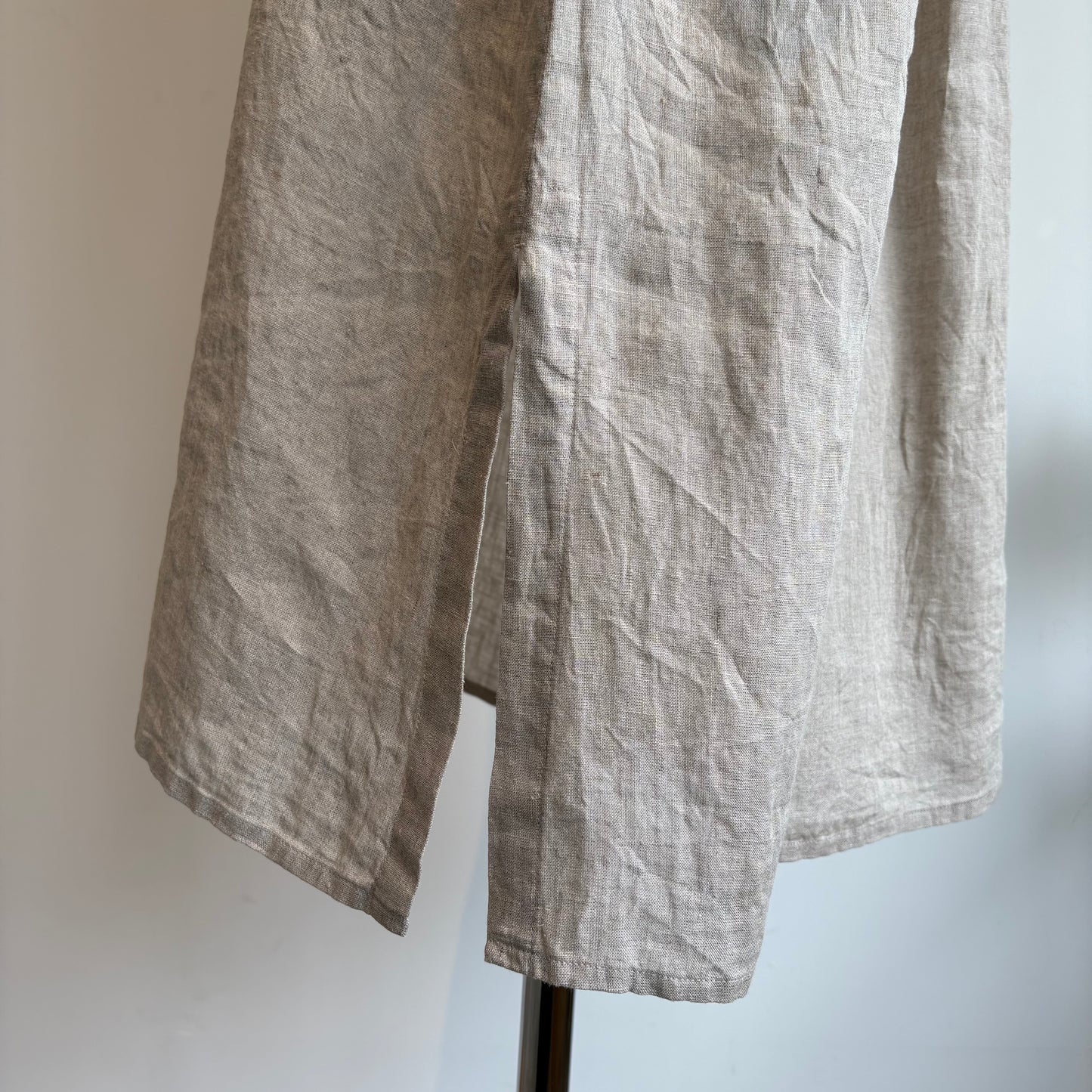 yuni//60/1Linen gather sleeves OP    1701OP026261
