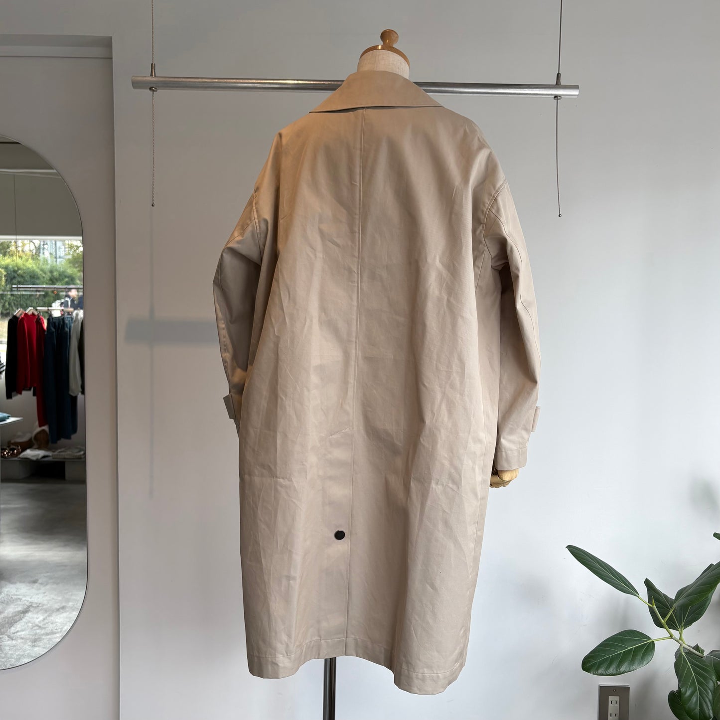 handsofcreation//2/60シャンブレーギャバ撥水ステンコート　2610001