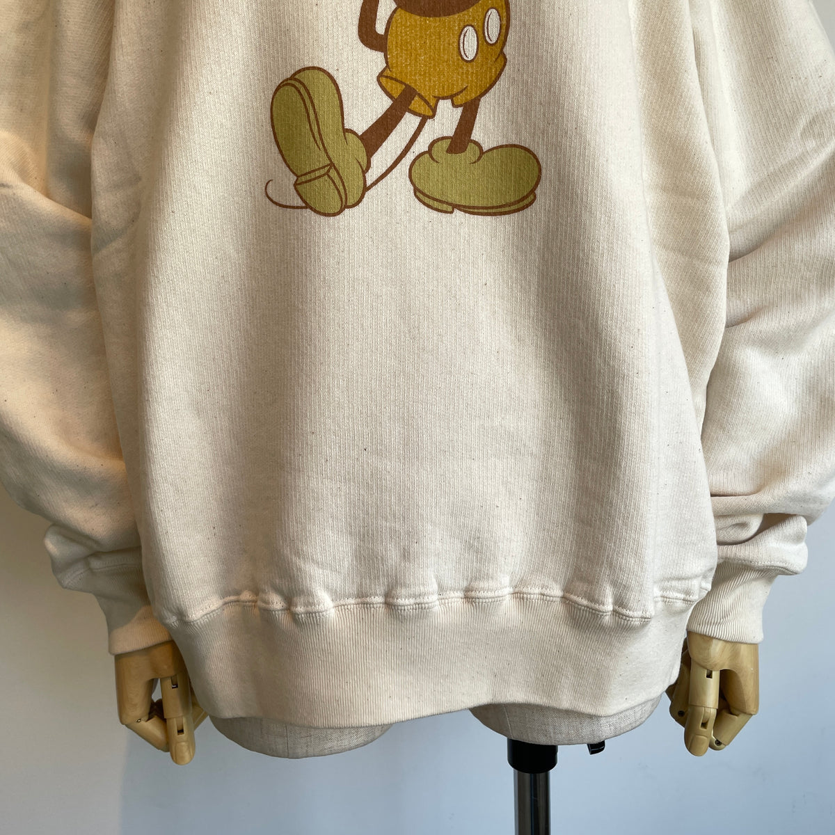 UNDYED//MICKEY SWEAT CREW 26FW024