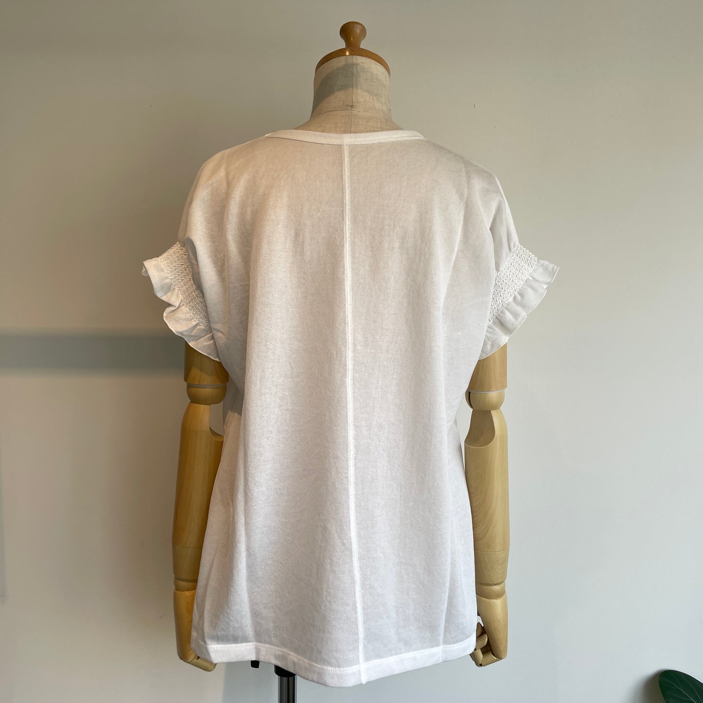 yuni//強撚C/Ny sheer gather sleeve PO  1701CT008261